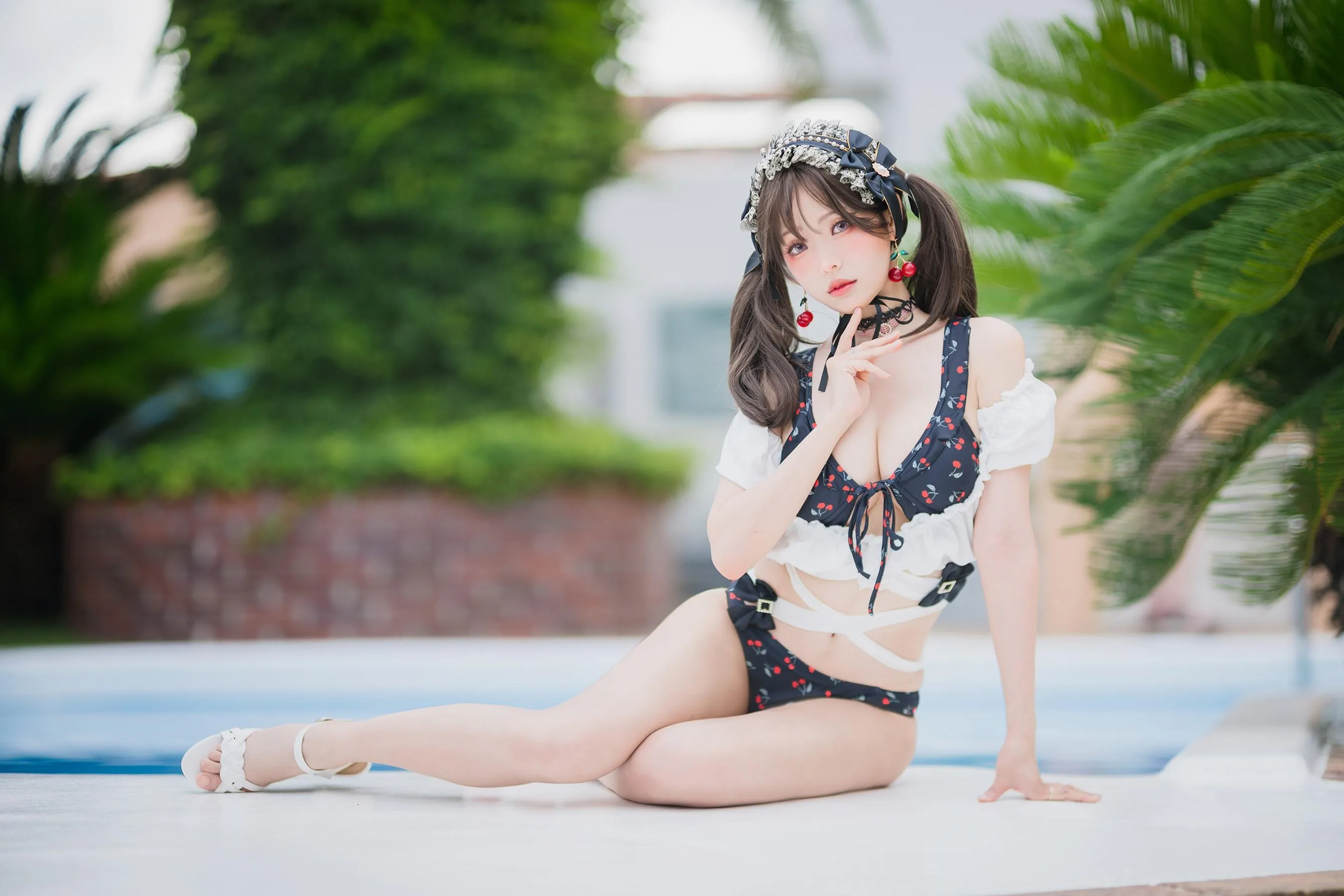 ElyEE子 – NO.120 2023.august B-櫻桃地雷系少女 Cherry Ground Mine Girl [23P]插图3